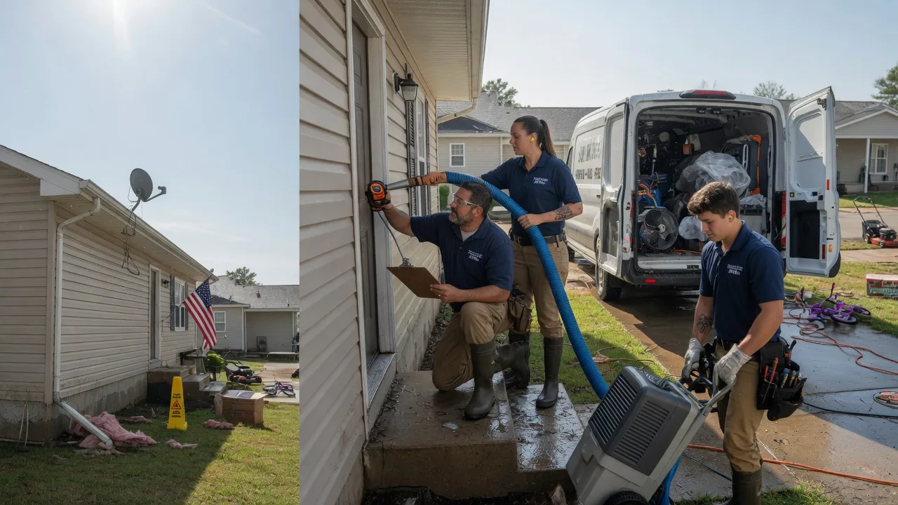Ceiling Water Damage Restoration in Butte Des Morts, WI near me